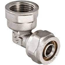 Угольник обжимной с переходом на вн.р 16х1/2